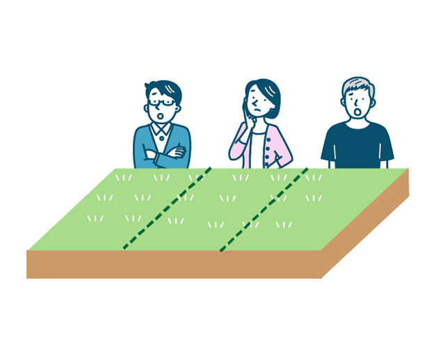 兄弟で分割について悩む様子